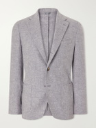 De Petrillo - Posillipo Wool and Cashmere-Blend Blazer - Gray