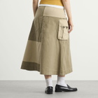 Damson Madder Women's Marcelle Barn Midi Skirt in Olive
