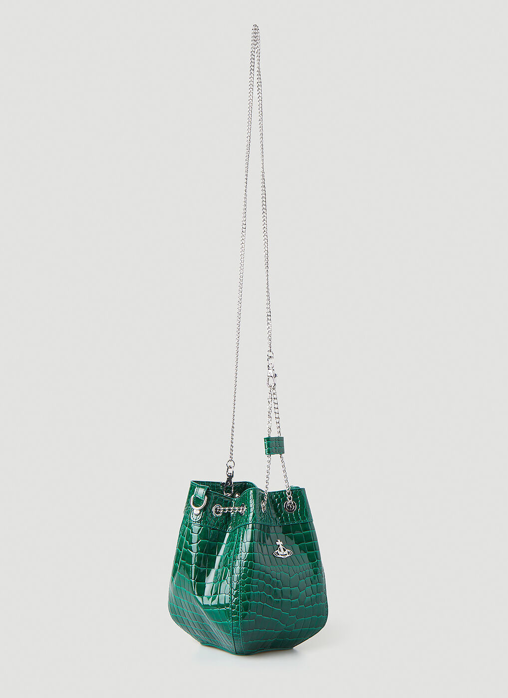 Chrissy Bucket Shoulder Bag in Green Vivienne Westwood