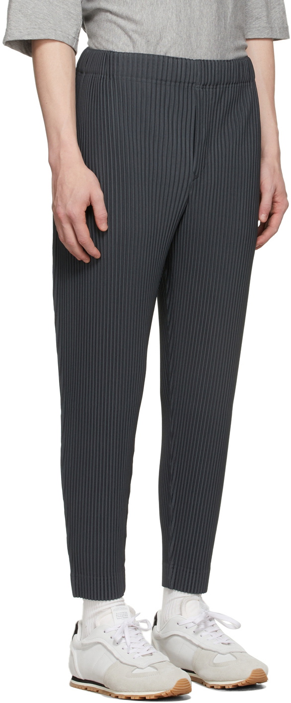Homme Plissé Issey Miyake Grey Monthly Color July Trousers Homme