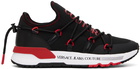 Versace Jeans Couture Black & Red Dynamic Sneakers