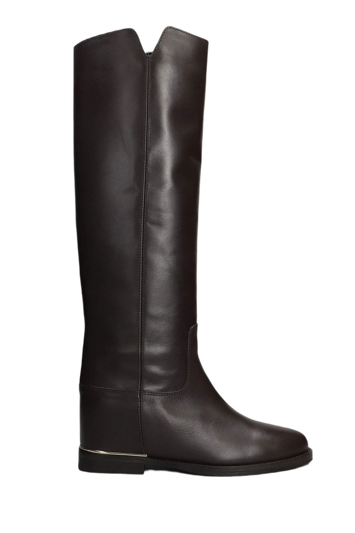 Via Roma 15 In Dark Brown Leather