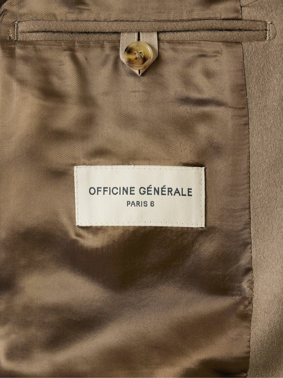 Officine Générale - Arthus Wool and Cashmere-Blend Suit Jacket - Brown ...