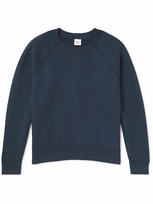 Photo: Outdoor Voices - Nimbus Cotton-Jersey Sweatshirt - Blue