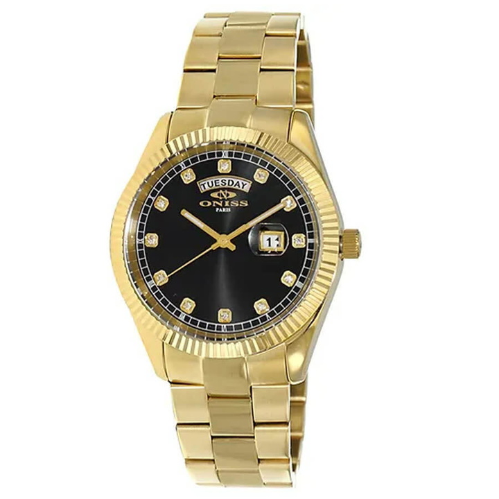 Photo: Oniss ONZ3881 Black Dial Mens Watch ON3881-MGBK