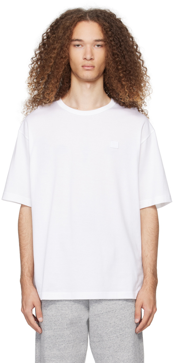 Acne Studios White Patch T-Shirt Acne Studios