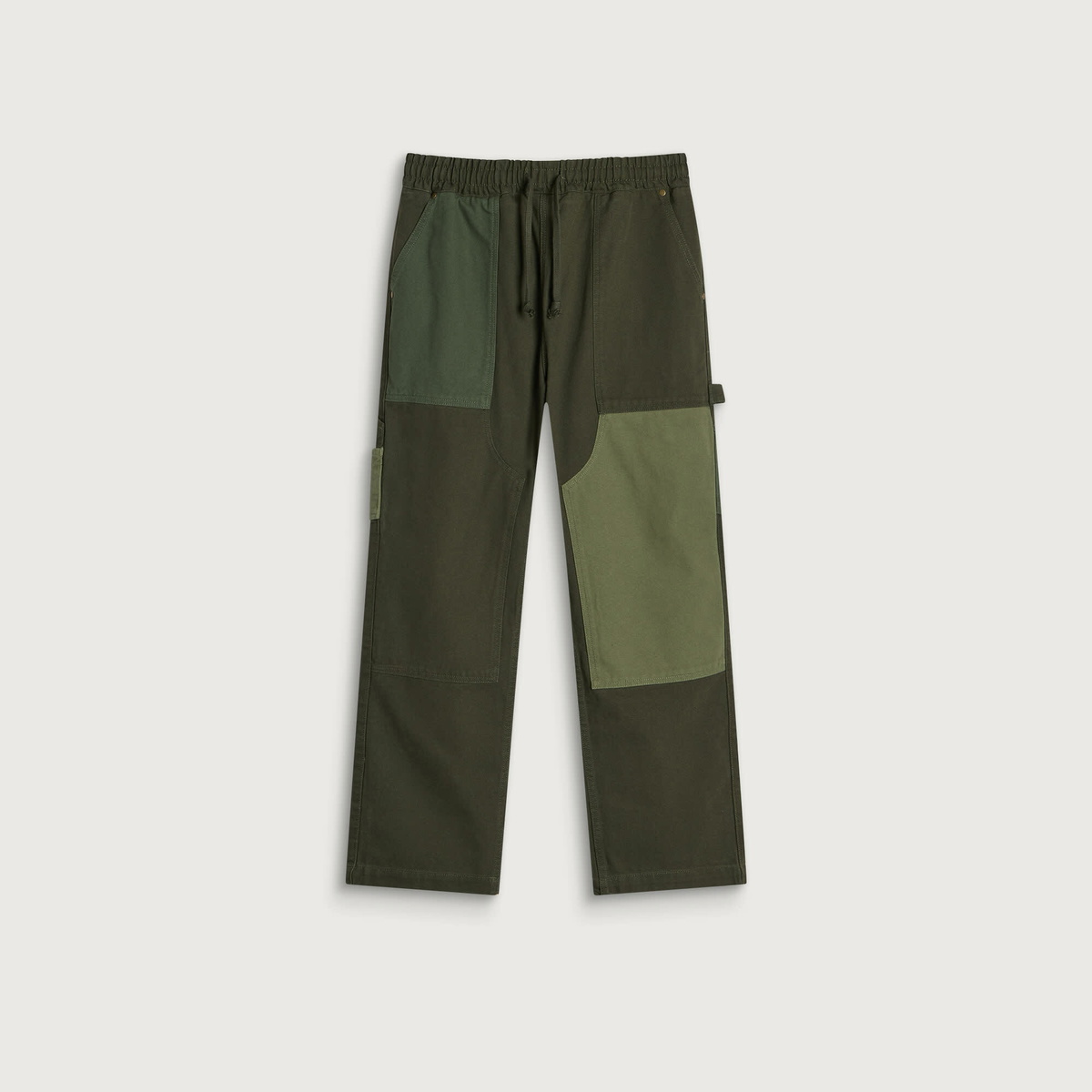 Service Works Men's Patchwork Utility Chef Pants in Green