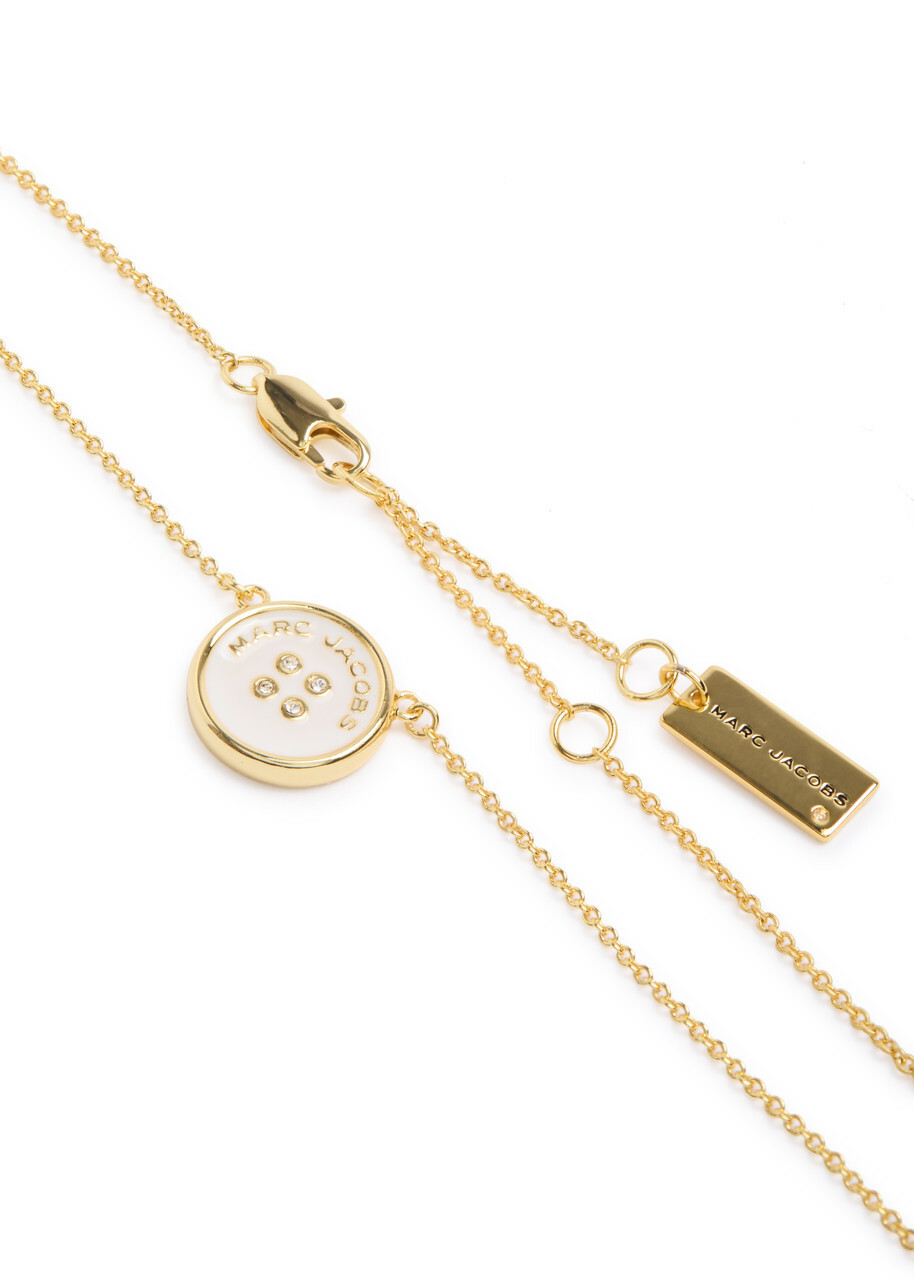 Marc Jacobs The Button Necklace - Gold - One Size