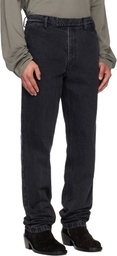 Rier Black Faded Jeans
