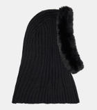 Goldbergh Naomi faux fur-trimmed ski mask