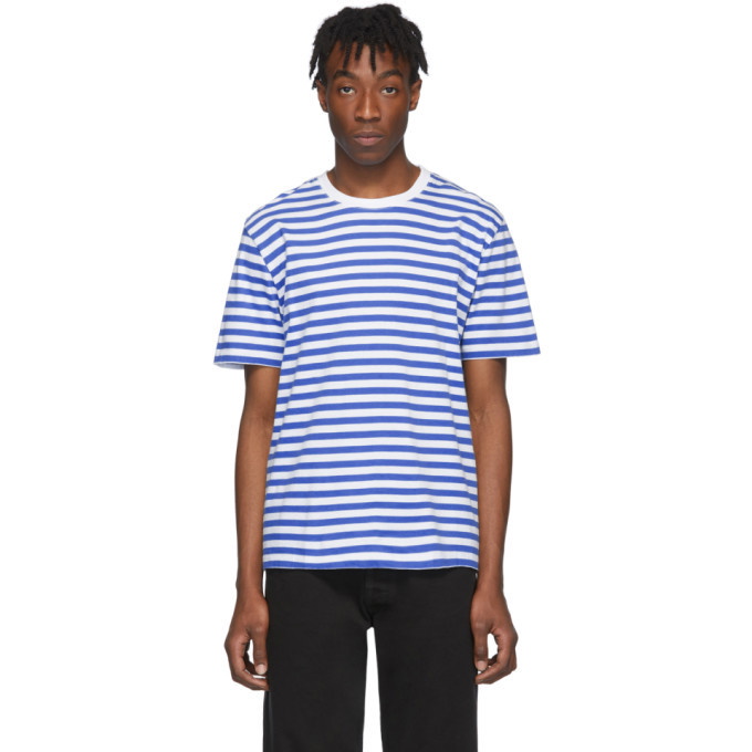 Photo: Maison Margiela Three-Pack Tricolor Striped T-Shirt