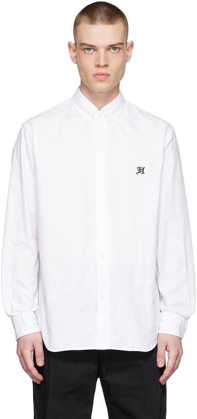 Photo: Comme des Garçons Homme White Cotton Shirt