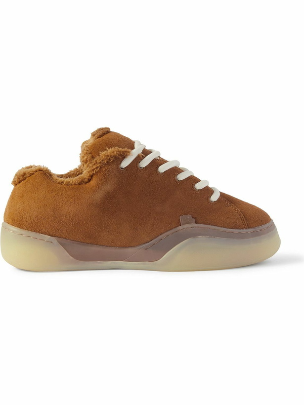 ERL Vamps Skate terry-trimmed suede sneakers ERL