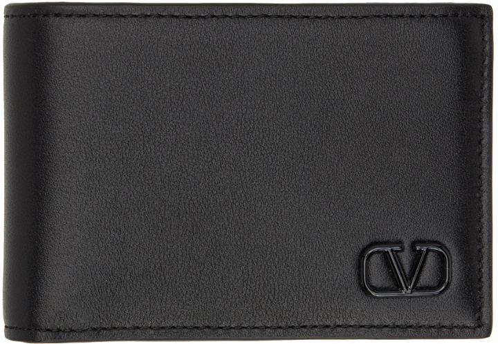 Photo: Valentino Garavani Black Mini VLogo Wallet