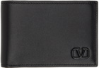 Valentino Garavani Black Mini VLogo Wallet