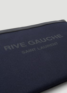 Rive Gauche Logo Pouch in Navy