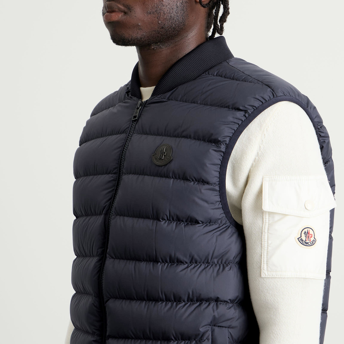 Moncler Men's Froissel Vest in Navy