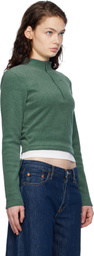 Nike Green Sportswear Phoenix Plush Sweater