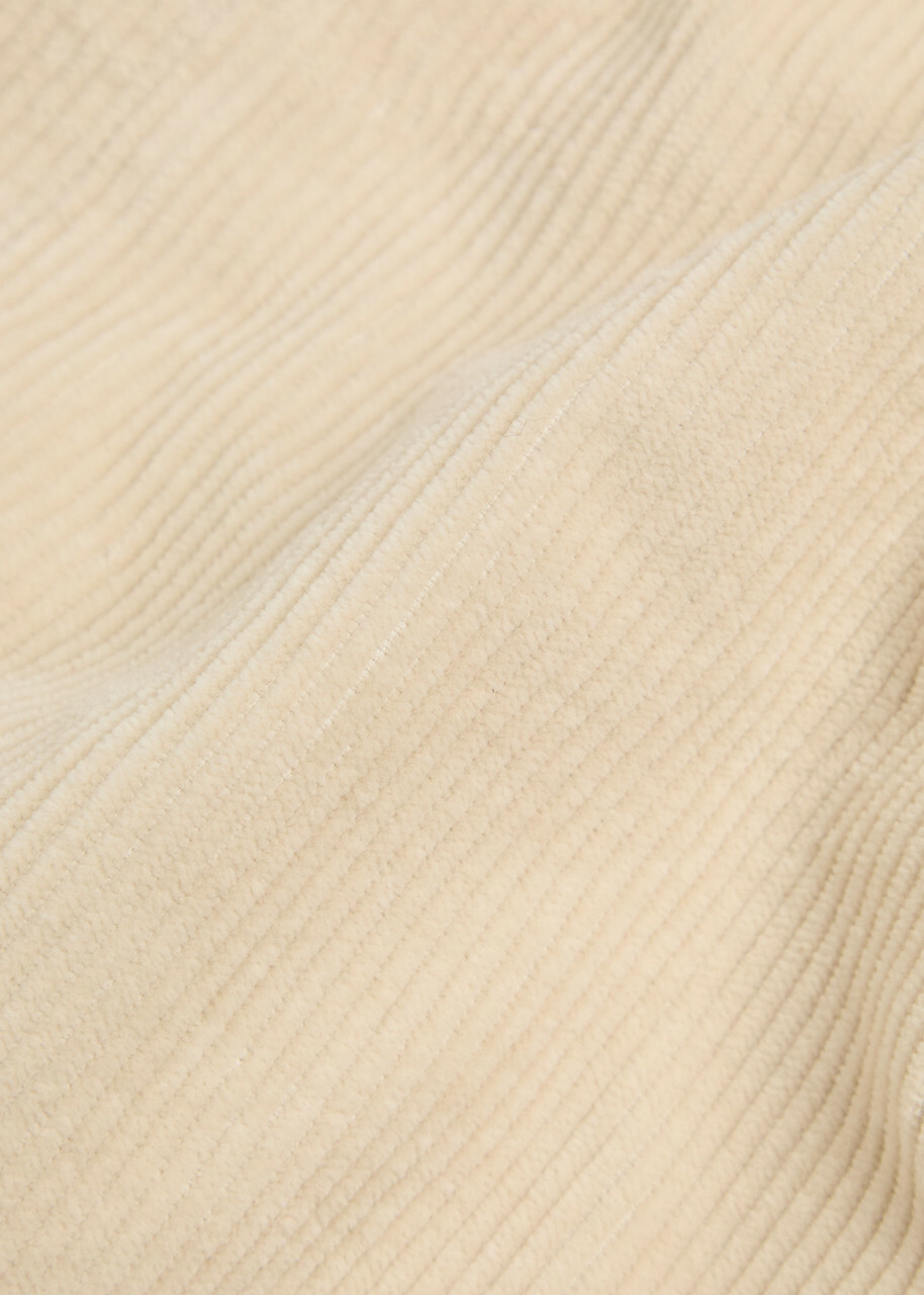 Haikure Bonnie Corduroy Straight-leg Jeans Ecru