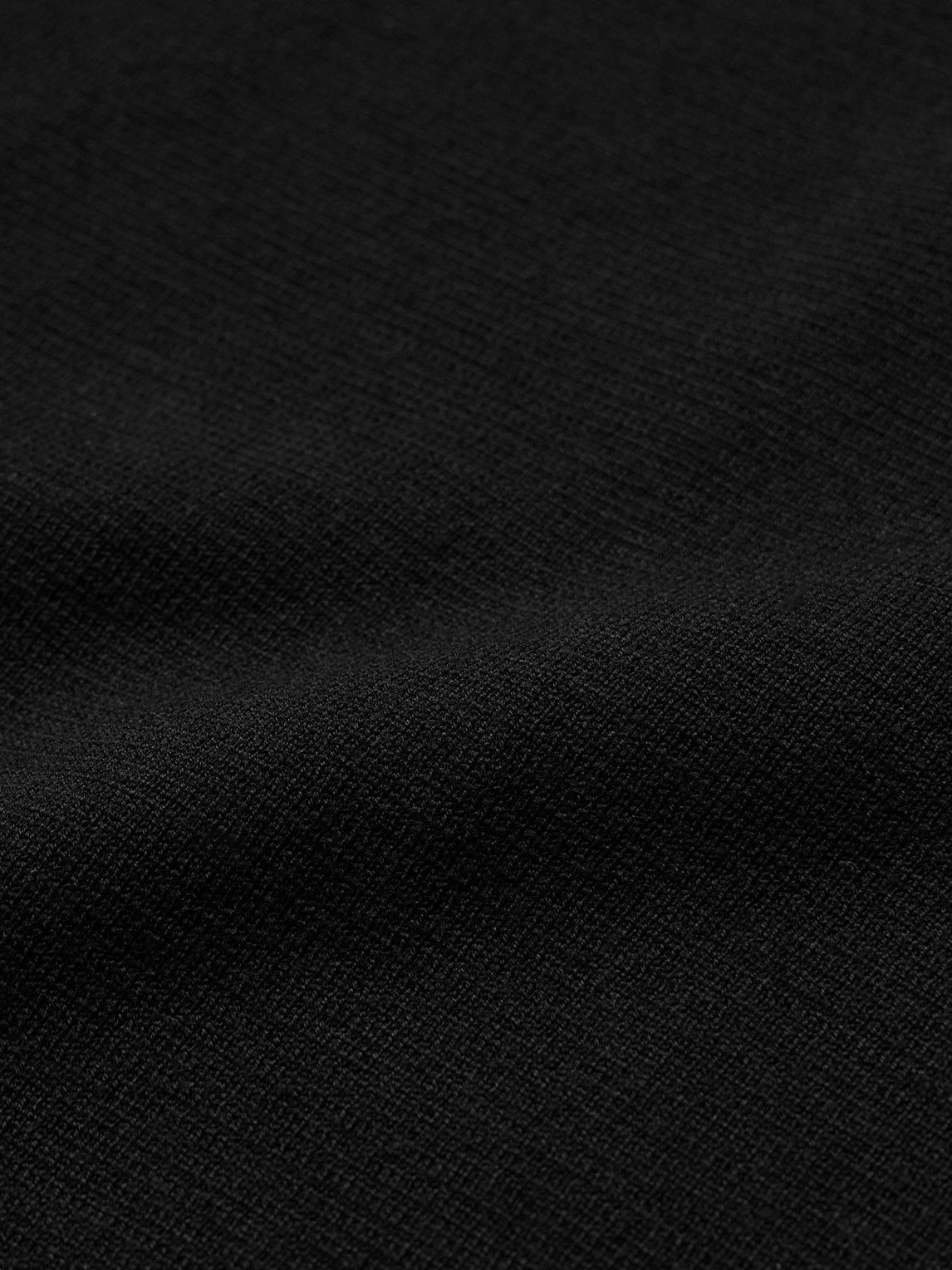 Aztech Mountain - Matterhorn Shell-Trimmed Wool Half-Zip Sweater - Black