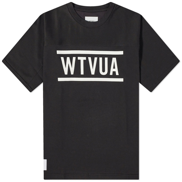 Photo: WTAPS Men's 09 WTVUA Printed T-Shirt in Black
