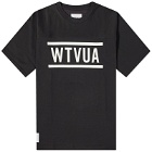 WTAPS Men's 09 WTVUA Printed T-Shirt in Black