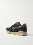 Visvim - FKT Runner Suede-Trimmed Canvas Sneakers - Black