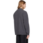 Jil Sander Gray Wool Sweater