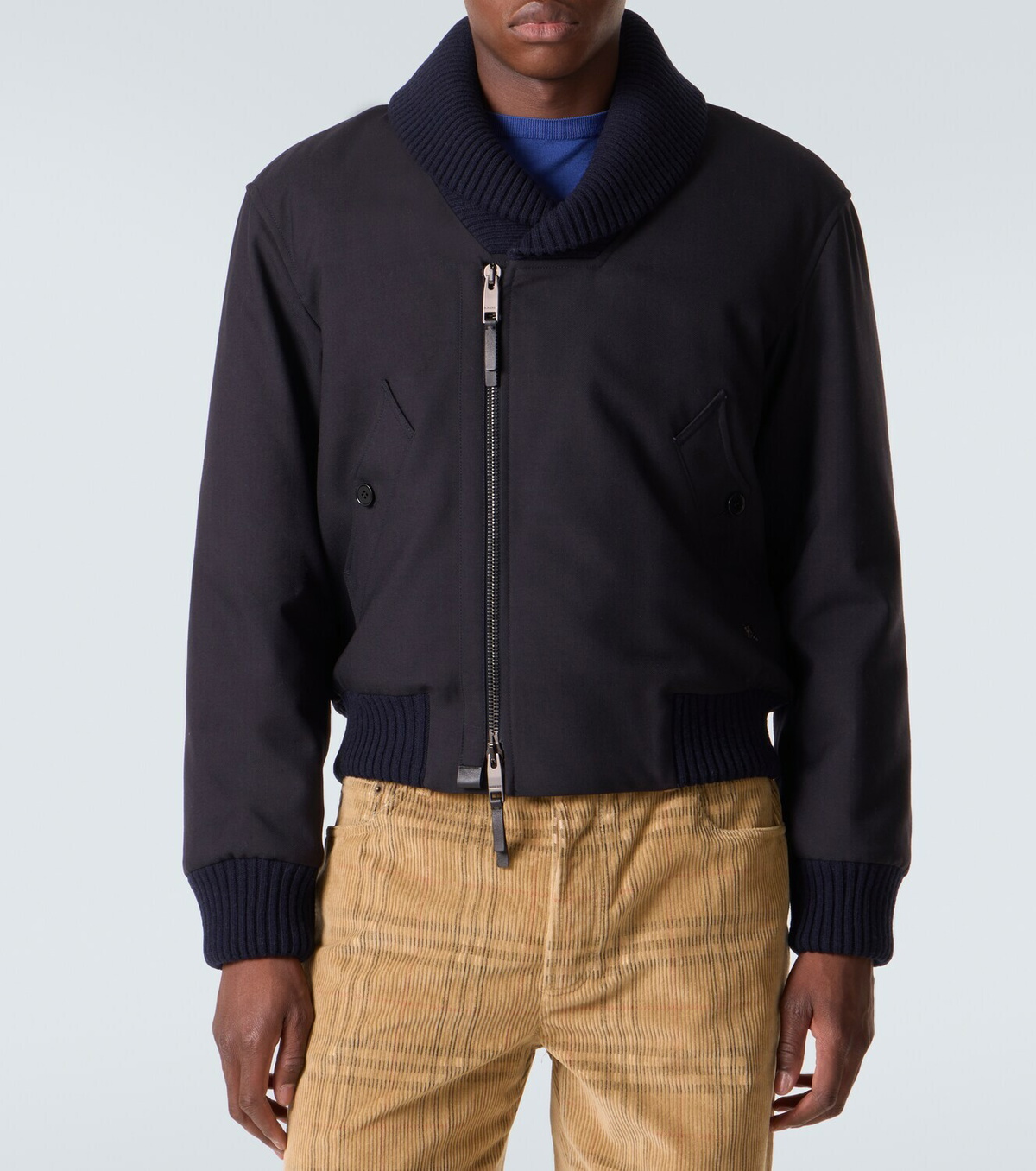 Burberry Wool-blend bomber jacket