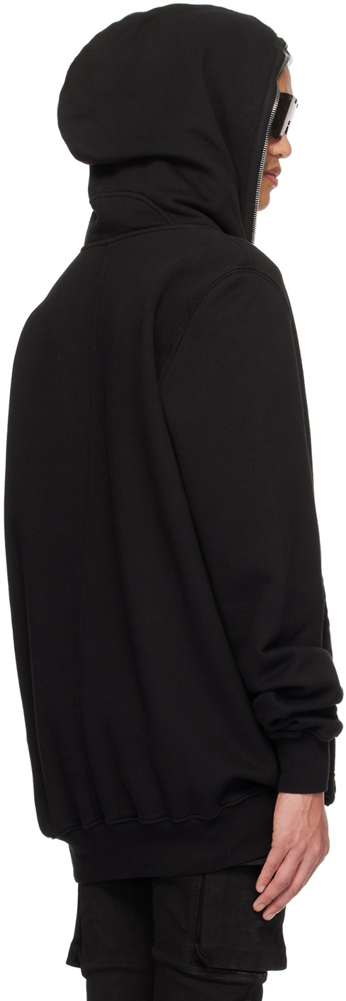 Rick Owens DRKSHDW Black Jumbo Gimp Hoodie
