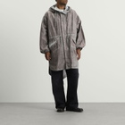 Maison Margiela Men's Parka Jacket Coat in Taupe