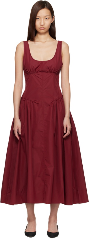 Photo: Proenza Schouler Red Proenza Schouler White Label Kendall Midi Dress