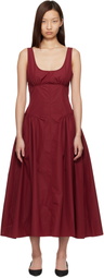 Proenza Schouler Red Proenza Schouler White Label Kendall Midi Dress