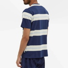 Oliver Spencer Men's Conduit Striped T-Shirt in Blue