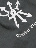 District Vision - Printed Recycled Cotton-Jersey T-Shirt - Black