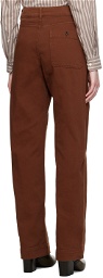 LEMAIRE Brown Relaxed-Fit Jeans