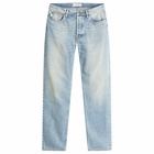 Lanvin Men's Straight Leg Jeans in Light Blue