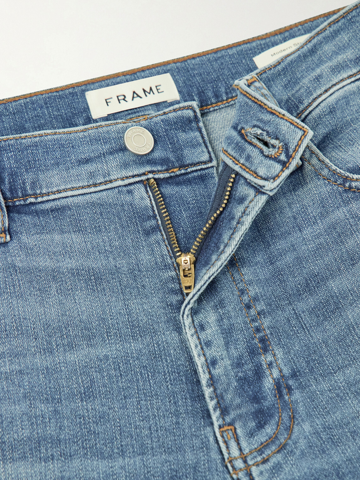 FRAME - Modern Straight-Leg Jeans - Blue
