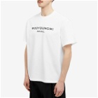 Wooyoungmi Men's Large Logo T-Shirt in White