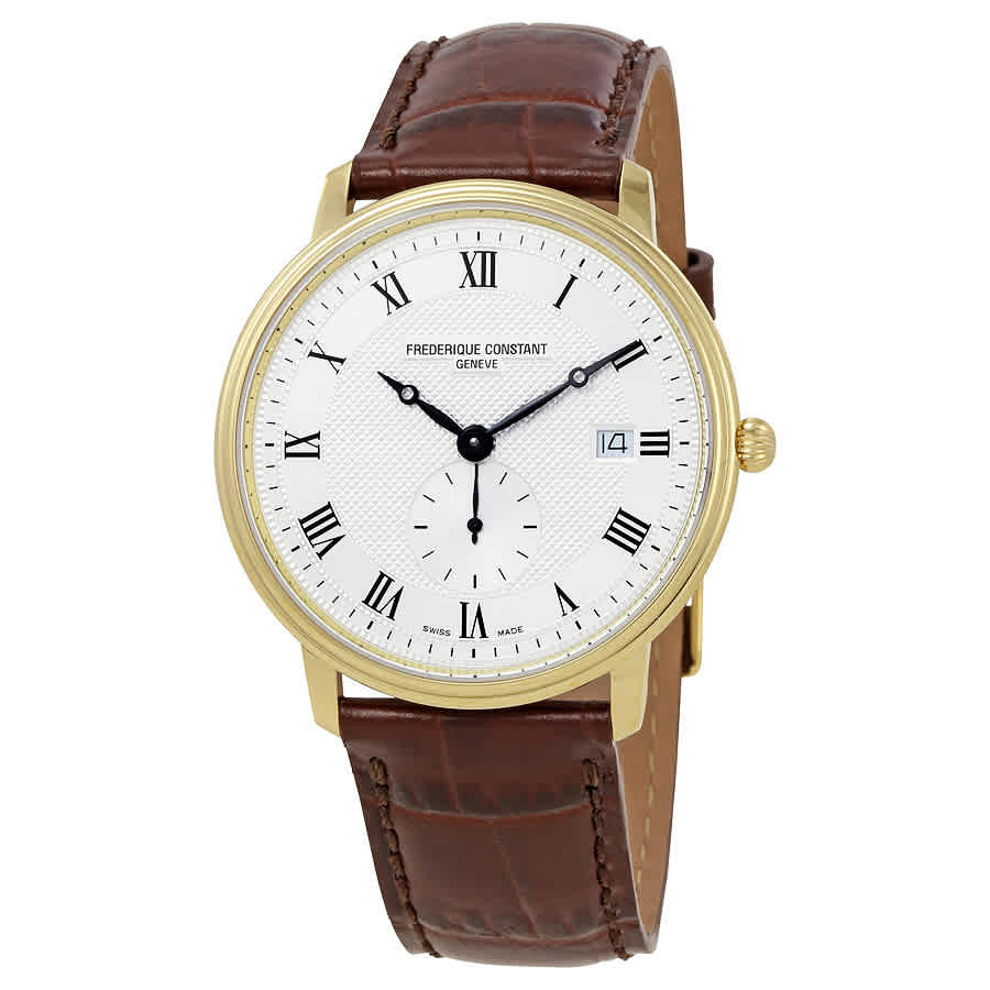 Frederique Constant Classics Slim Line Silver Dial Mens Watch 245M5S5