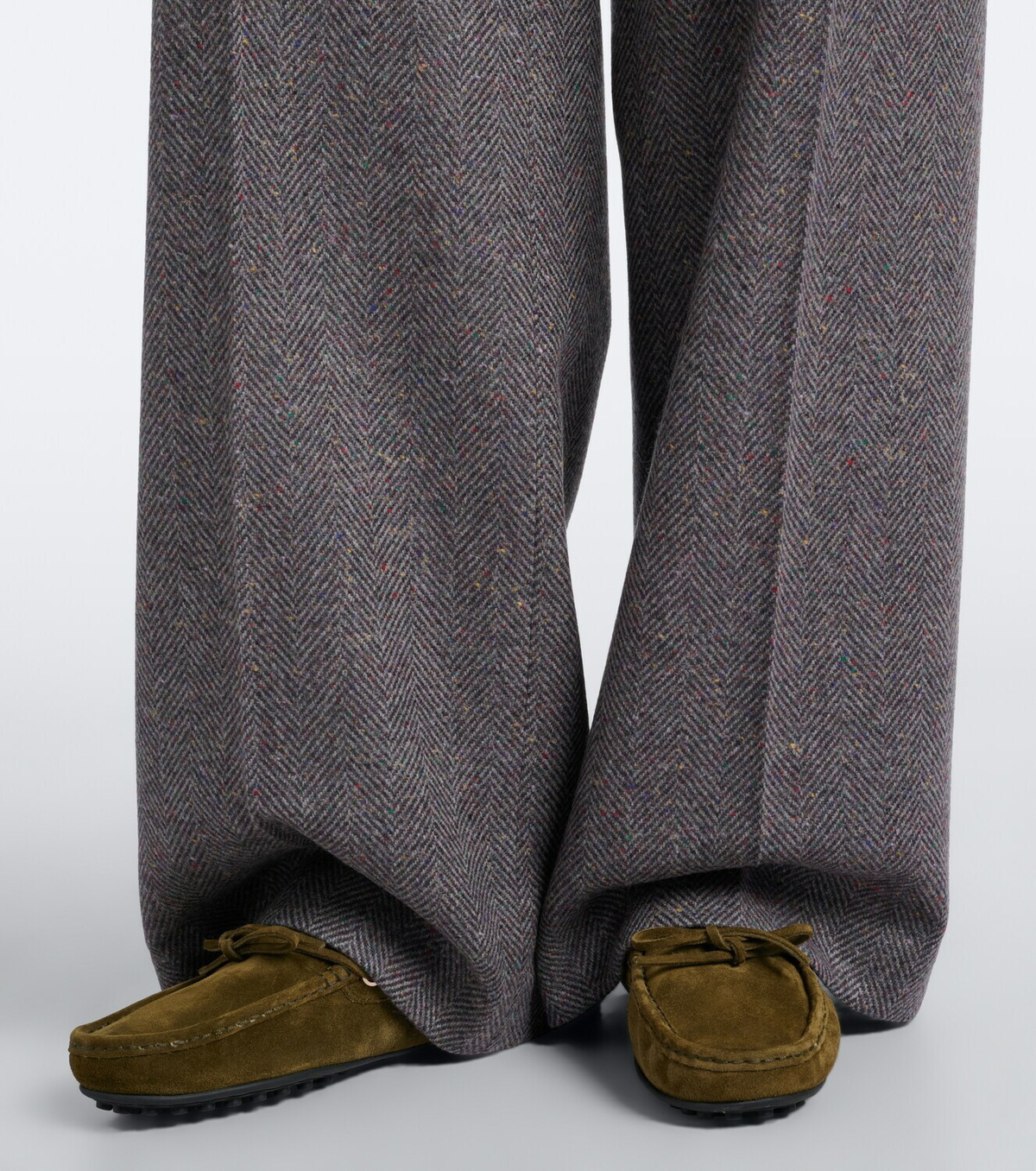 Tod's Gommino® shearling-lined suede boat shoes