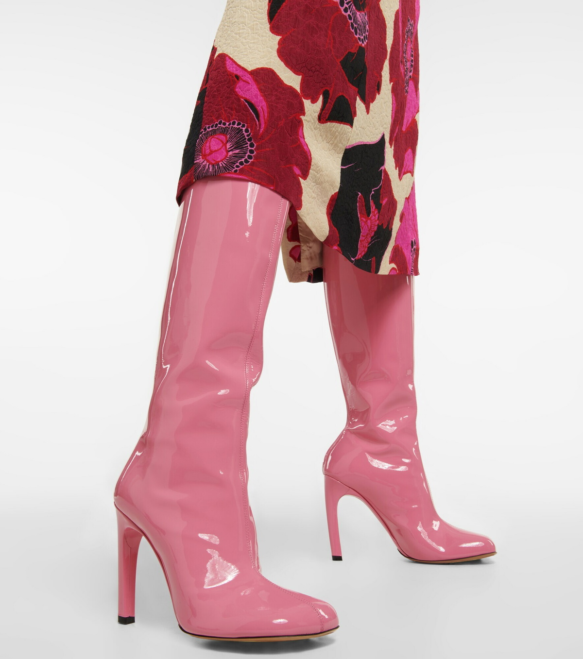 dries van noten knee high boots