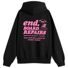 END. Coastal Board Repairs Hoody in Black