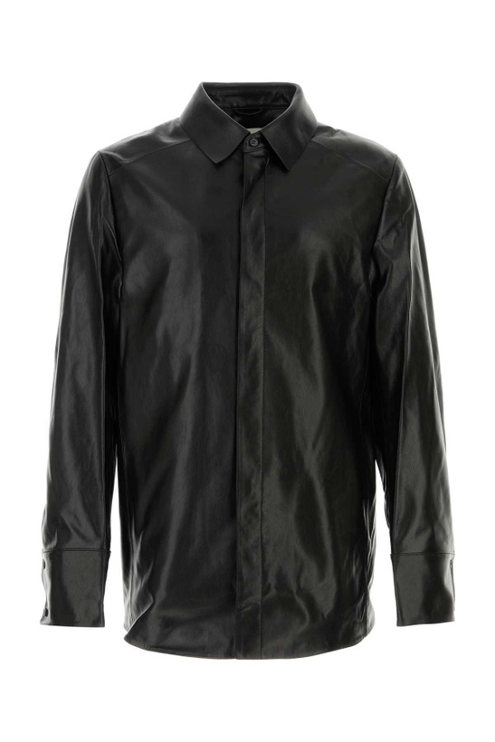 Photo: Entire Studios Black Leather Legacy Shirt