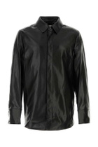 Entire Studios Black Leather Legacy Shirt