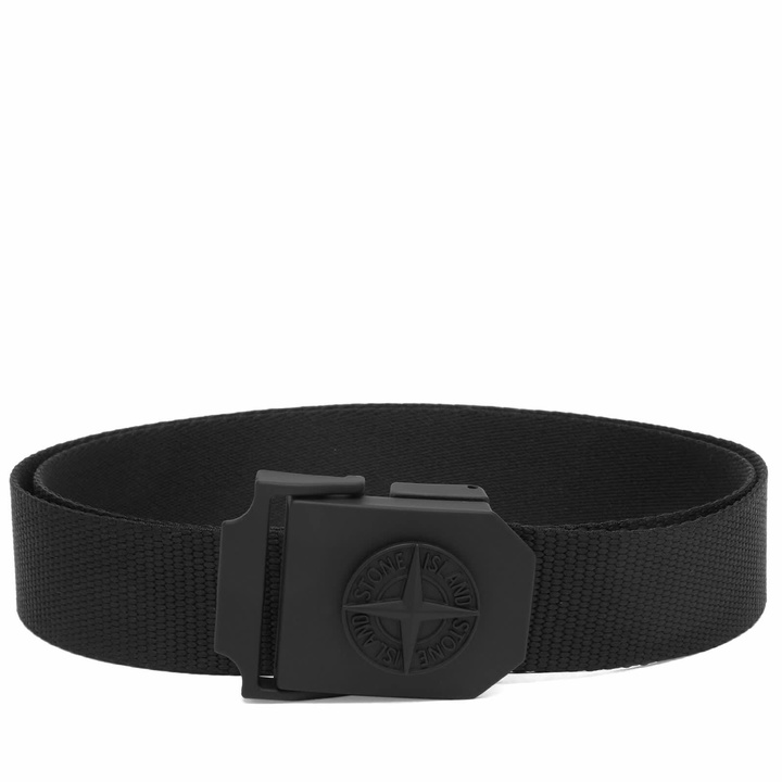 Photo: Stone Island Men's Tape Belt in Black