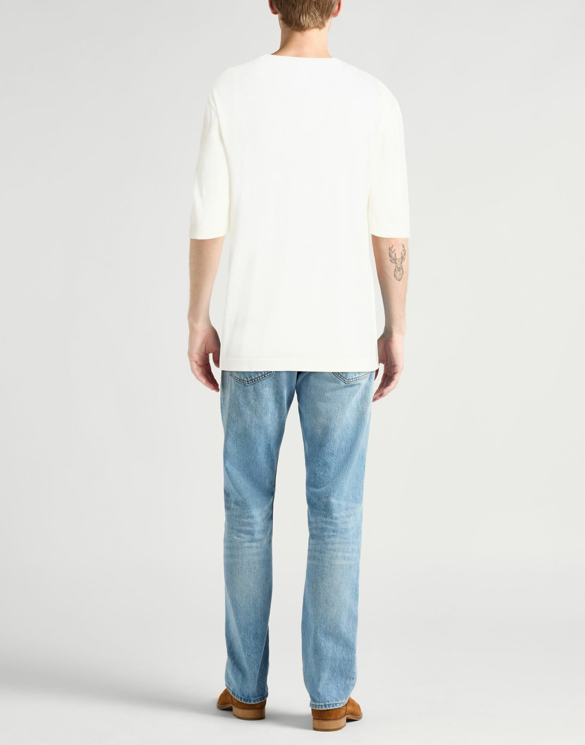Lardini Mens Sweater Ivory