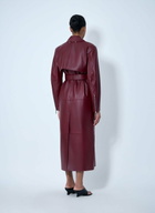 Sportmax Long Leather Coat