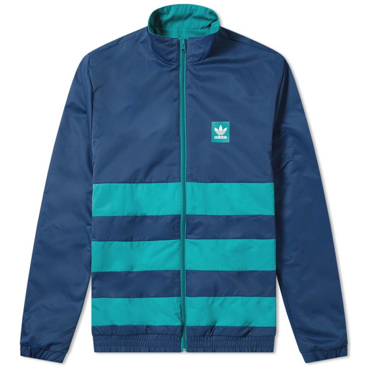 Photo: Adidas Reversible Weidler Jacket Collegiate Navy & Green