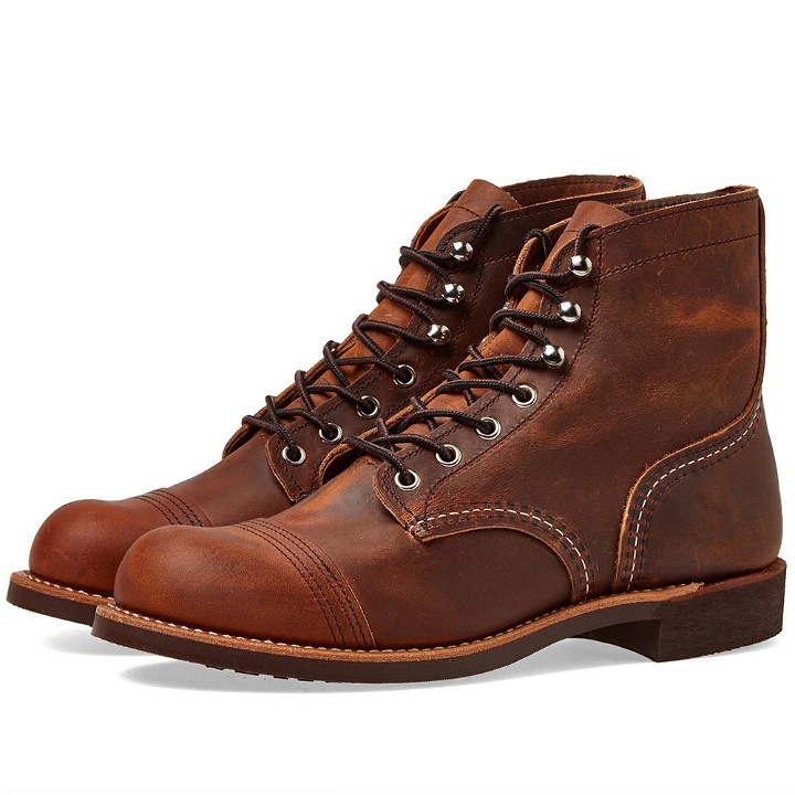 Photo: Red Wing 8085 Heritage 6" Iron Ranger Boot Copper Rough & Tough